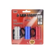 Wholesale - 3pk 6-LED ALUMINUM LIGHT, UPC: 075877104588
